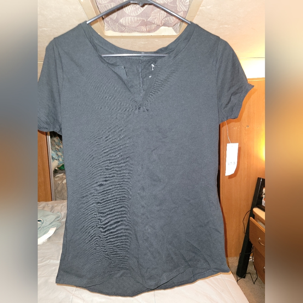 Woman's small New York and Co grey shirt
